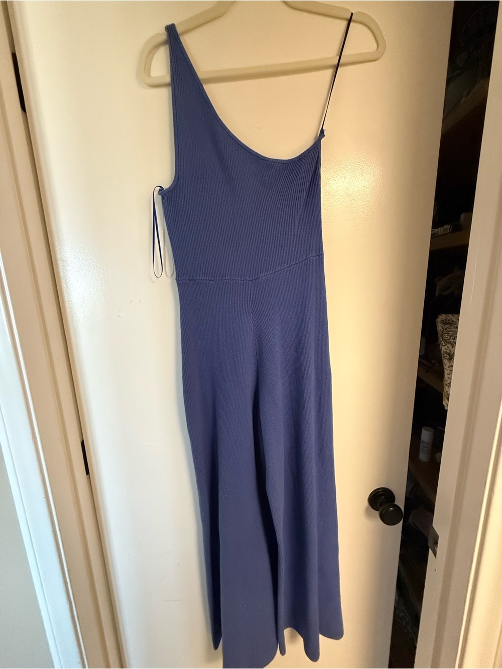 Free People Periwinkle One-Shoulder Maxi Dress
